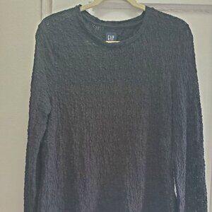 Gap lace crinkle top